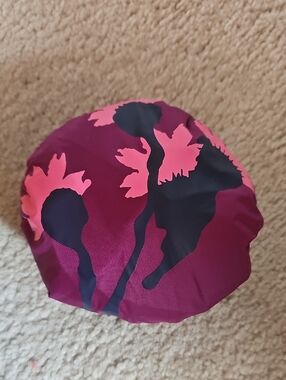 Quechua Floral Backpack in Magenta, Pink, Navy